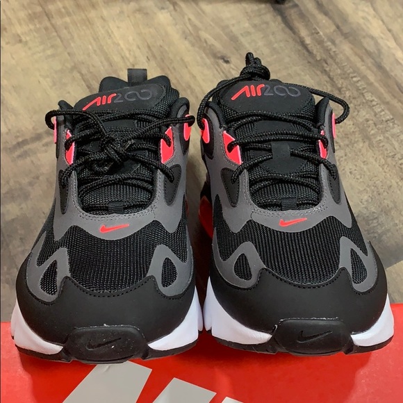 NIKE AIR MAX 200 Thunder Grey/Hot Punch-Black - Picture 9 of 16